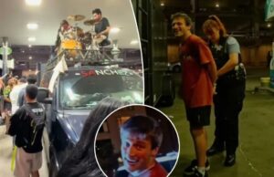 Local de ganso bobo, Jackson Foster, preso por um concerto pop-up em um posto de gasolina em Chicago para Lollapaloisos Local de ganso bobo, Jackson Foster, preso por um concerto pop-up em um posto de gasolina em Chicago para Lollapaloisos