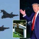 Lutadores de Jets bêbados depois que a aeronave civil viola Trump Airspace em Nova Jersey Bedminster