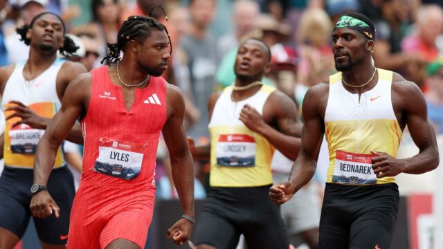 Lyles e Bednarek envolvidos em um episódio acalorado; Campeão Olímpico diz que o melhor momento ainda está por vir

