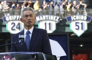 MLB: Ichiro Suzuki ingressou nas lendas dos Mariners com a aposentadoria número 51 Ichiro Suzuki Seattle Mariners No. 51 Jersey Pension