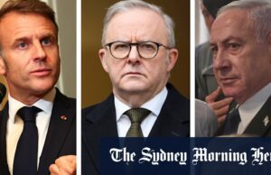 Macron Back Albanese no Estado dos Palestinos diante do afiado da crítica de Israel A primeira -ministra italiana Giorgia Meloni teve