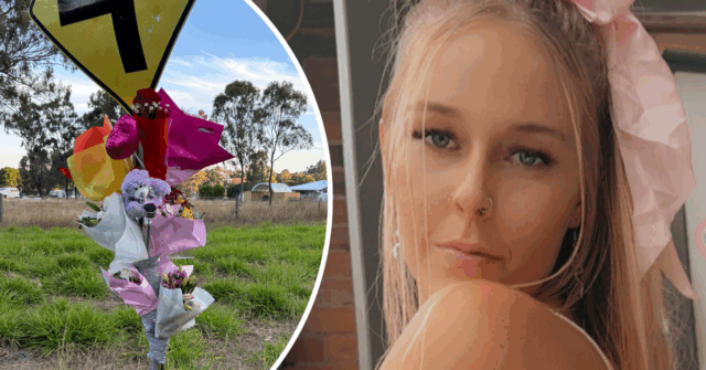 Samantha Fielder, 21, que foi morta em uma colisão com outro carro no parque de Emu via Nankin, na área de Queensland em Rochampton, na tarde de domingo. 