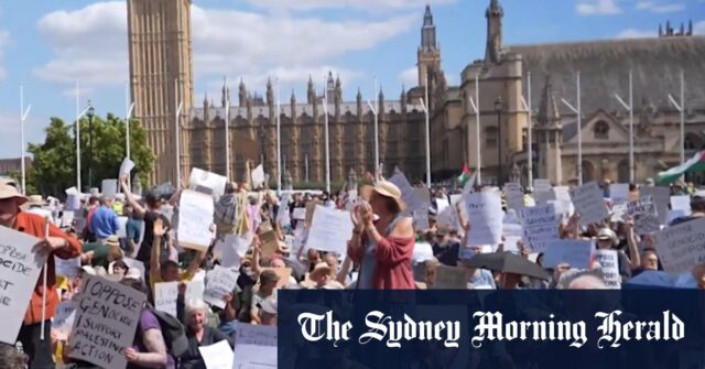 Mais de 360 manifestantes capturados no London Post Pro-Palestine define uma nova lei

