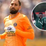 Gianluigi Donnarmma, enfrentando o Chelsea na Copa do Mundo do clube