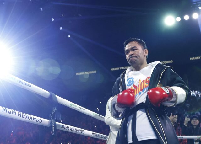 Manny Pacquiao diz que lutou novamente em dezembro