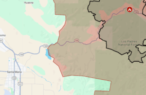 Mapa: a zona de evacuação de incêndio de Gifford está se expandindo na previsão ameaçadora Mapa: a zona de evacuação de incêndio de Gifford está se expandindo na previsão ameaçadora