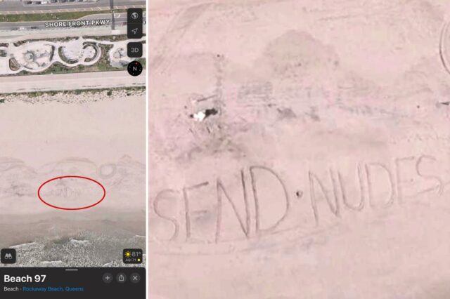 Mostrando a captura de tela do Apple Maps 