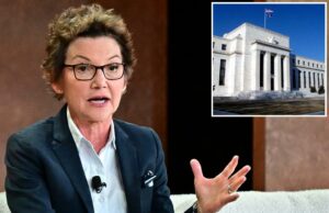 Mary Dah, do Fed, diz que o tempo está chegando para reduzir as taxas – pode precisar de mais de dois Mary Daly fala no Federal Reserve Bank em San Francisco.