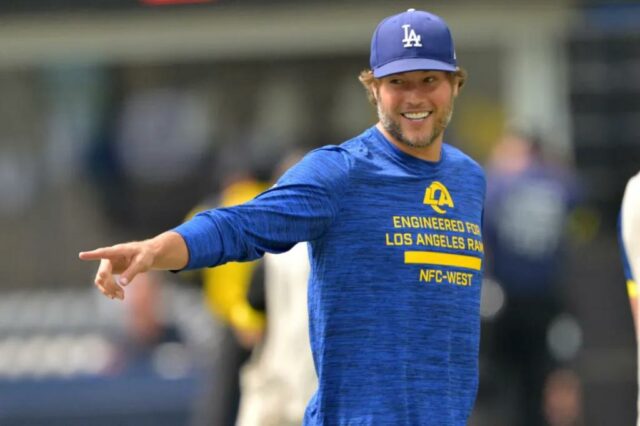 Matthew Stafford Ramsa, que deve testar no treinamento de sábado

