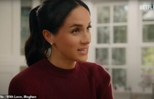 Meghan é acusado de ser uma copia novamente: Duquesa escolhe o mesmo saltador usado uma vez pela princesa quando estreia seu guarda-roupa muito caro para a segunda temporada da série Netflix Meghan Markle usa o mesmo Sézane -Jumper que Kate Middleton Bar 2023 em sua nova série com Love, Meghan