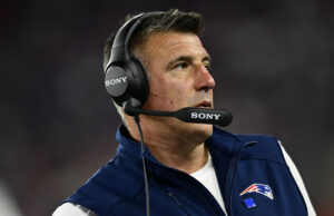 Mike Vraabel Ligue para Drake Maye para o erro desleixado no erro de pensão de erro Mike Vraabel Ligue para Drake Maye para o erro desleixado no erro de pensão de erro