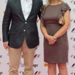 Ex -gerente da F1 Christian Horner 2012 com Beverley Allen, sua primeira esposa e mãe de sua filha adolescente, que morreu aos 58 anos após um combate ao câncer