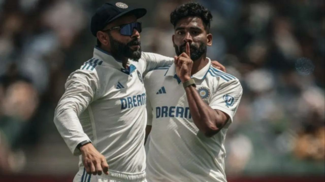 Mohammed Siraj abre no Knowings de Stalwart Virat Kohli 

