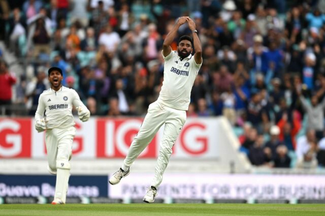 Mohammed Siraj fez um erro em um dia. (Crédito: Getty)