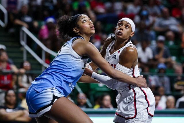 Angel Reese e outros interpretaram o anúncio de Seattle Storm. (Crédito: Ig/Seattle Storm)