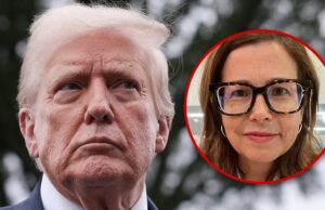 Mulher de Indiana presa em DC depois de ameaçar matar o presidente Trump Donald Trump e Nath Jones Facebook Getty 1