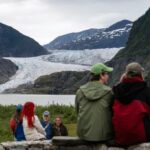 O mapa acima encontrará a geleira de Mendenhall, que começou a publicar inundações em direção a Juneau, Alasca, onde algumas áreas foram convidadas a evacuar. (AP Digital One -Bed)