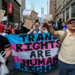 Dia de Transporte da Marcha da Visibilidade em Nova York.