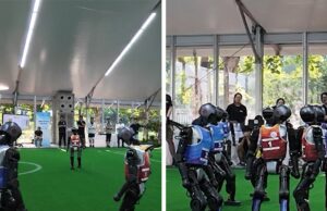 Na China, as Olimpíadas de Robô começaram 081525_ROBOT_SOCER_KAL