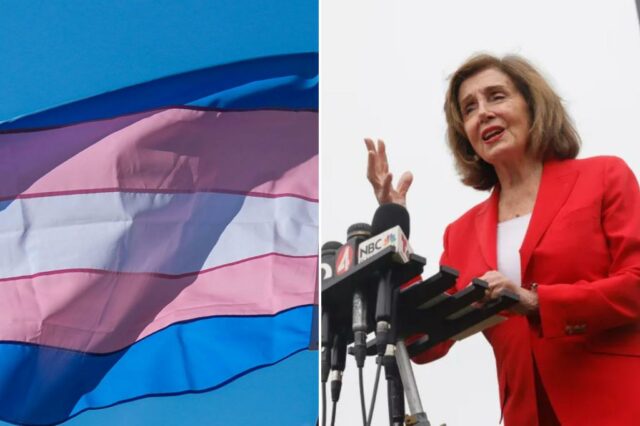 Nancy Pelosia diz que as mudanças sexuais para crianças trans são algo para o qual ele trabalha "em nível nacional"

