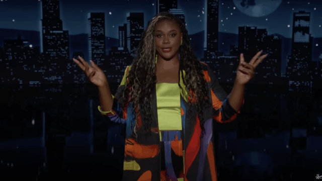 Nicole Byer tem a resposta perfeita para a implantação da Guarda Nacional de Trumps em Kimmel

