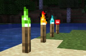 Novas luzes de cobre do Minecraft podem indicar iluminação colorida no futuro Como eles espalham a mesma luz que os blocos de luz normais, há mais nessas luzes de cobre (Imagem via Sportskea Gaming || Mojang Studios)