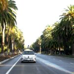 Nuro autonomous vehicle on road