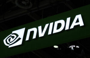 Nvidia, AMD pode vender chips de AI de alta qualidade para a China se eles nos pagar uma redução the NVIDIA booth at the 3rd China International Supply Chain Expo in Beijing, China, on July 20, 2025