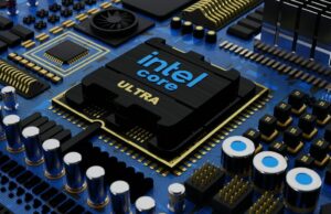 O 15.000 cortes de trabalho Intel | Imagem estilizada do chip Intel