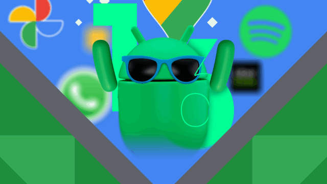 Um enorme arbusto depositado na forma do robô Android, Bugdroid ou o osso