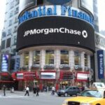 Fora do JPMorgan Chase & Co Building em Nova York.