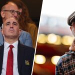 O Omar Berada, CEO do Manchester United, assistiu às finais da Liga Europeia em 2025 entre o Tottenham Hotspur e o Manchester United em Bilbao, Espanha.