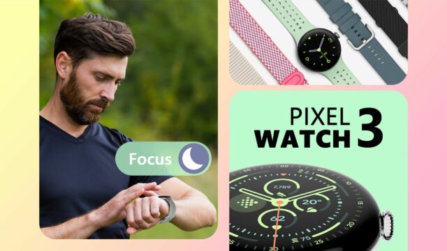 Relógio ativo Face no Pixel Watch 3