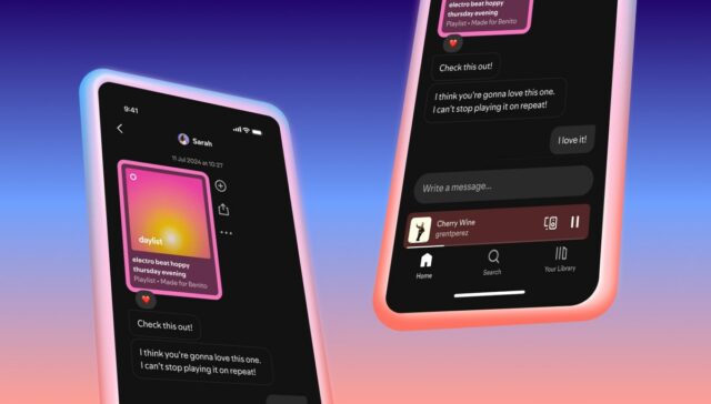 O Spotify apresenta um novo serviço de mensagens em um esforço para ser mais social



