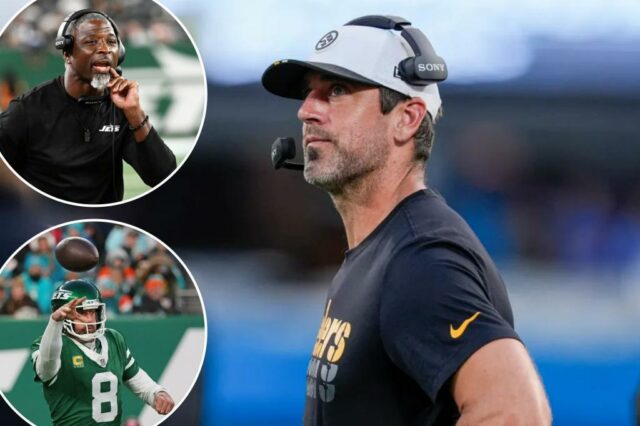 O abridor de Jets ainda está coberto por Shadow of Aaron Rodgers - mesmo que Aaron Glenn não admita

