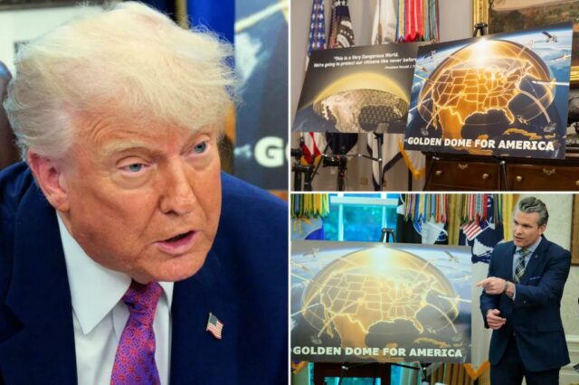 O administrador de Trump está planejando o primeiro teste do sistema de defesa "Dome Golden" baseado em salas: relatório

