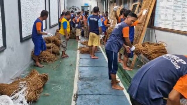 O coco líquido dos moradores promovido pelo mercado internacional de Lapas Ciamis Rambah, exportado para a Coréia do Sul e o Japão

