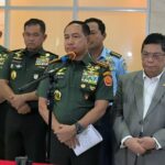 O comandante de Kopassus, Marine e Kopasgat liderado por três estrelas, tornou -se um comandante do corpo