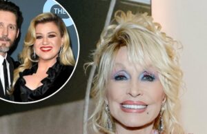 O conselho de Dolly Parton para Kelly Clarkson após a morte de Brandon Blackstock GetTyImages-1199134838-Kelly-Carksson-ex-Husband-Brandon-Blackstock-Caus-Death-reveled.jpg