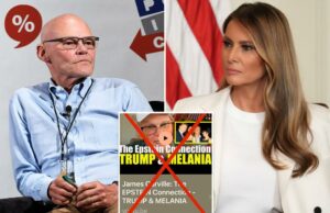 O especialista James Carville pede desculpas e retira vídeos sugerindo “Epstein Connection” Melania Trump O especialista James Carville pede desculpas e retira vídeos sugerindo "Epstein Connection" Melania Trump