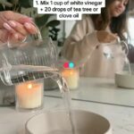 Chantel Mila (foto) sugeriu usar uma mistura de vinagre branco e óleos essenciais para se livrar do mofo em uma máquina de lavar