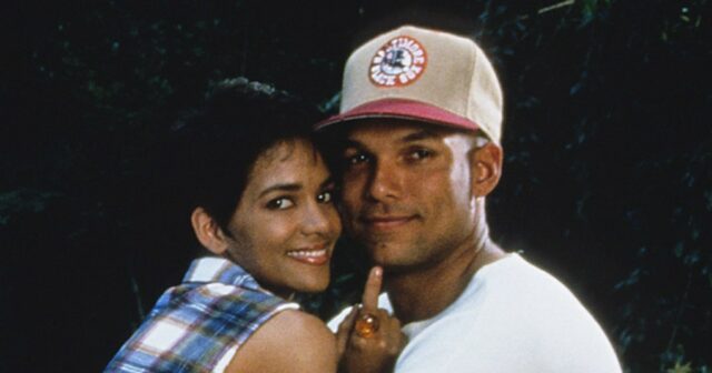 Halle Berry e David Justice durante 