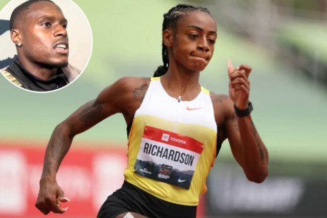 O garoto fala após a prisão da violência doméstica Sha'Carri Richardson no aeroporto


