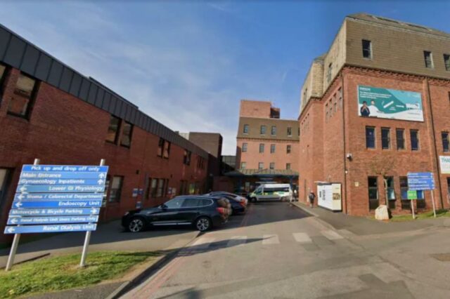 Scunthorpe Hospital Geral Hospital.