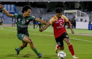 O leste de Bengala vence o título da Liga de Futebol de Calcutá vencendo George Telegraph O leste de Bengala vence o título da Liga de Futebol de Calcutá vencendo George Telegraph