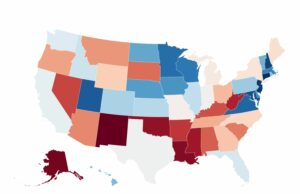 O mapa revela que foram com as crianças mais ou menos subvalorizadas Ver mapa
