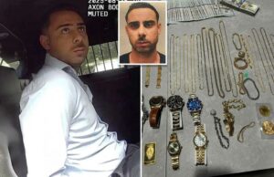 O migrante ilegal chamado ‘Taking A Trip Gypsy’ preso por roubos de joias preciosos de cross-country depois de Kid, 10, visto mostrando US $ 40 mil Rolex O migrante ilegal chamado 'Taking A Trip Gypsy' preso por roubos de joias preciosos de cross-country depois de Kid, 10, visto mostrando US $ 40 mil Rolex