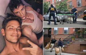 O modelo de fitness preso depois que o influente marido encontrou uma faca até a morte na casa de Harle O suposto assassino Donald Zieben-Hood (à esquerda) e a vítima do assassinato Jacob Zieben-Hood (à direita)