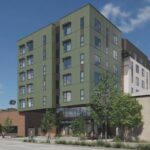 O negócio aumenta o desenvolvimento acessível das casas acessíveis perto do site proposto em San Jose Bart