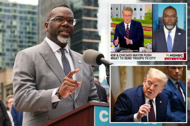 O prefeito de Chicago, Brandon Johnson, evita preocupações sobre o policiamento do City no MSNBC 

